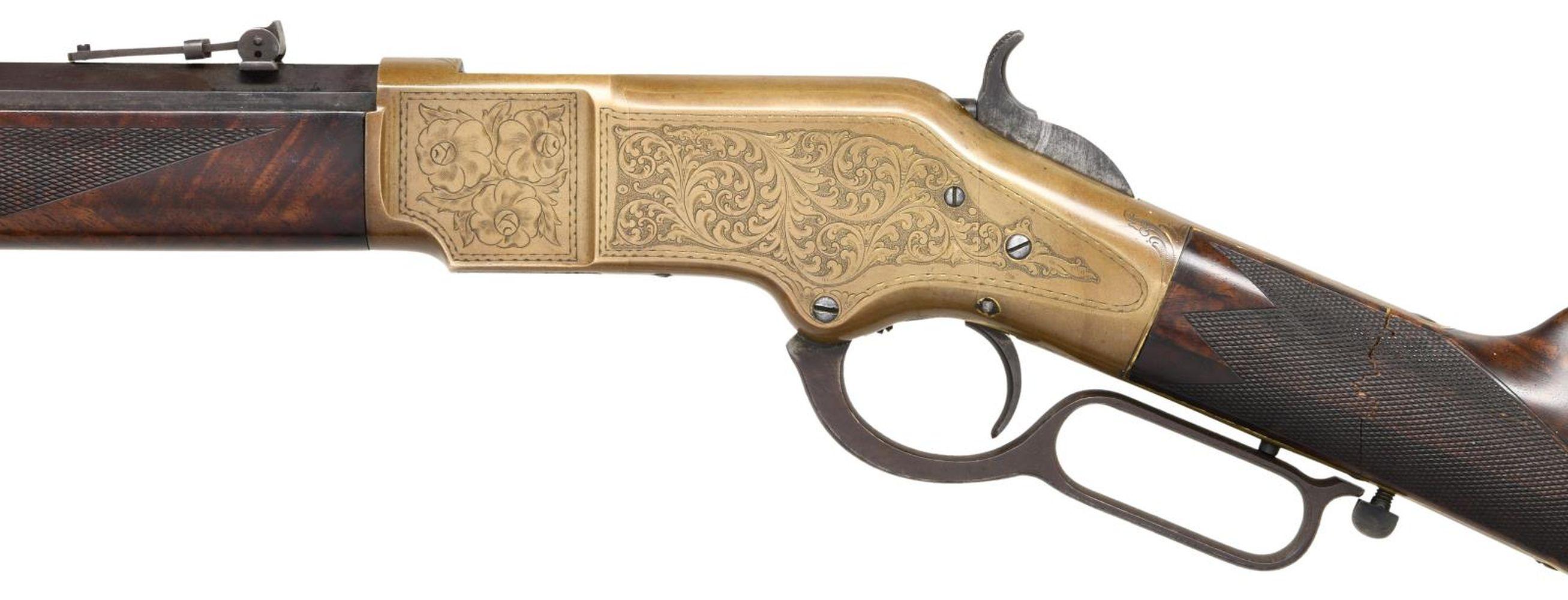 BEAUTIFULLY ENGRAVED PRESENTATION WINCHESTER 1866