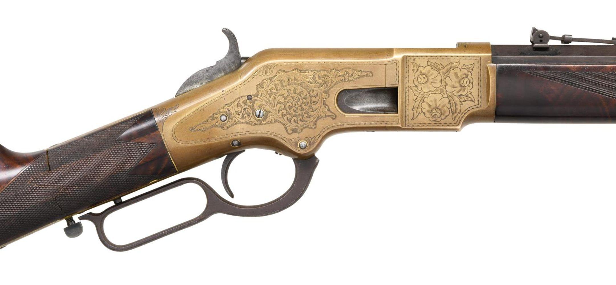 BEAUTIFULLY ENGRAVED PRESENTATION WINCHESTER 1866