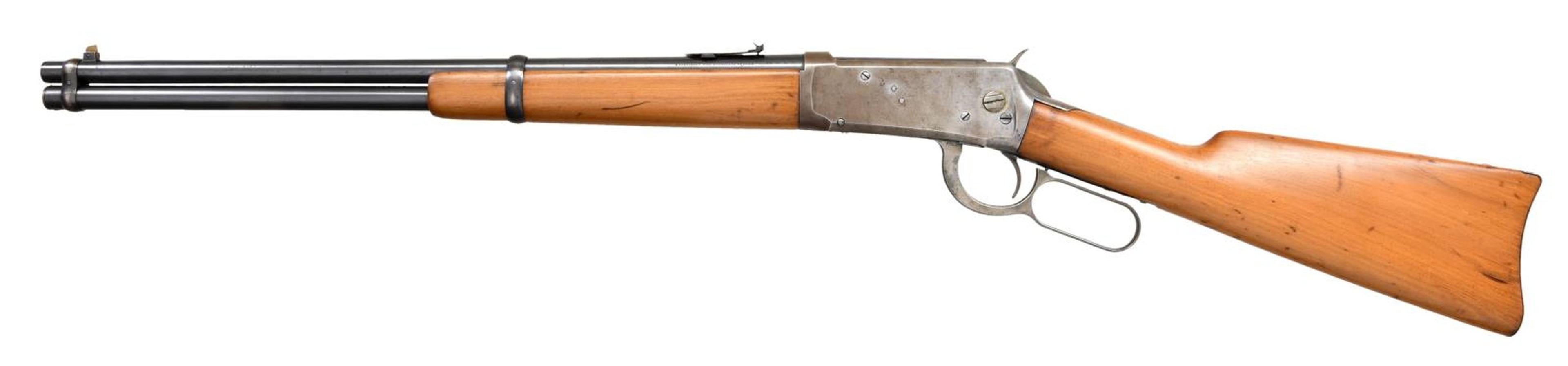 PRE-WAR WINCHESTER MODEL 94 LEVER ACTION SADDLE.