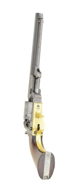 CASED COLT 1851 NAVY REVOLVER & CANTEEN SHOULDER