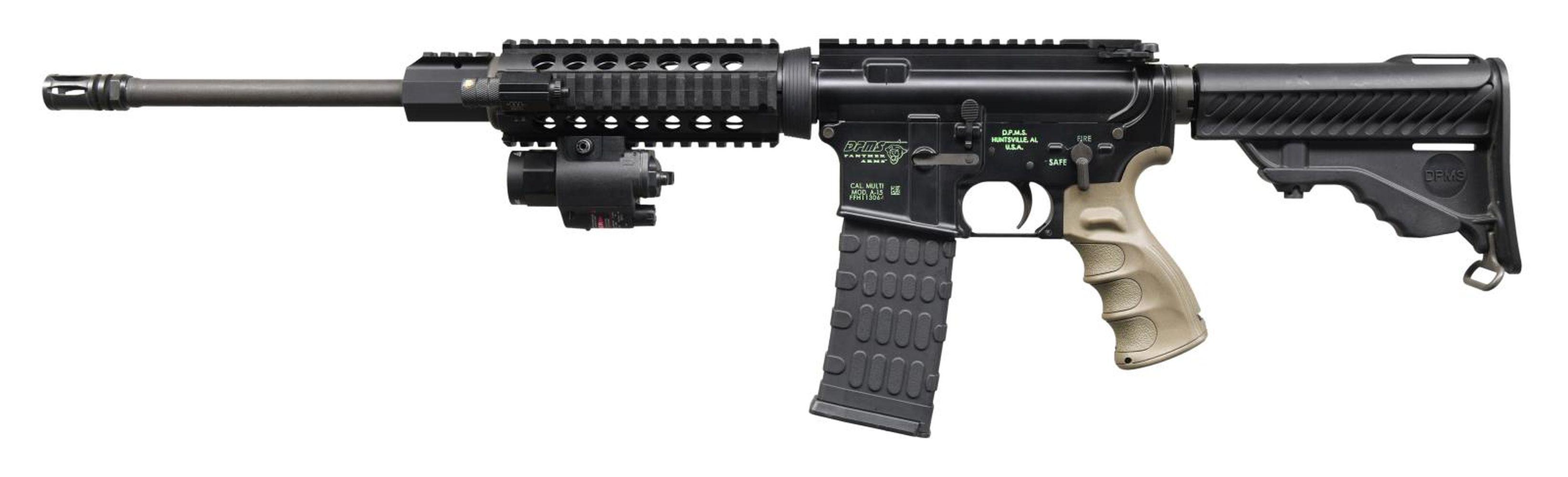 VERY NICE DPMS A-15 FLAT TOP RIFLE.
