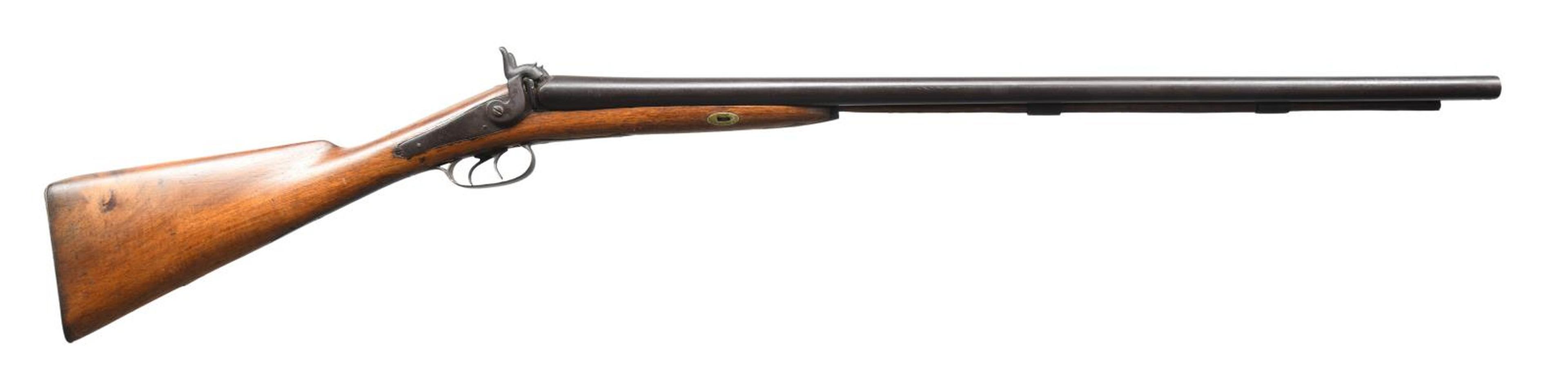UNMARKED BELGIAN PERCUSSION SXS SHOTGUN.