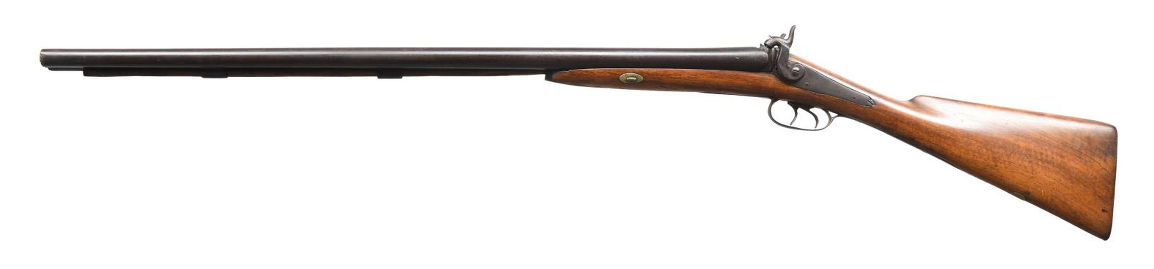 UNMARKED BELGIAN PERCUSSION SXS SHOTGUN.