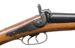 UNMARKED BELGIAN PERCUSSION SXS SHOTGUN.