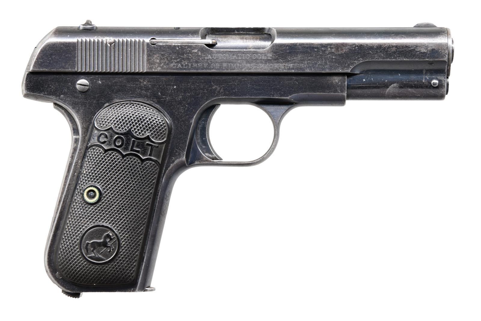 COLT MODEL 1903 HAMMERLESS SEMI-AUTOMATIC PISTOL.