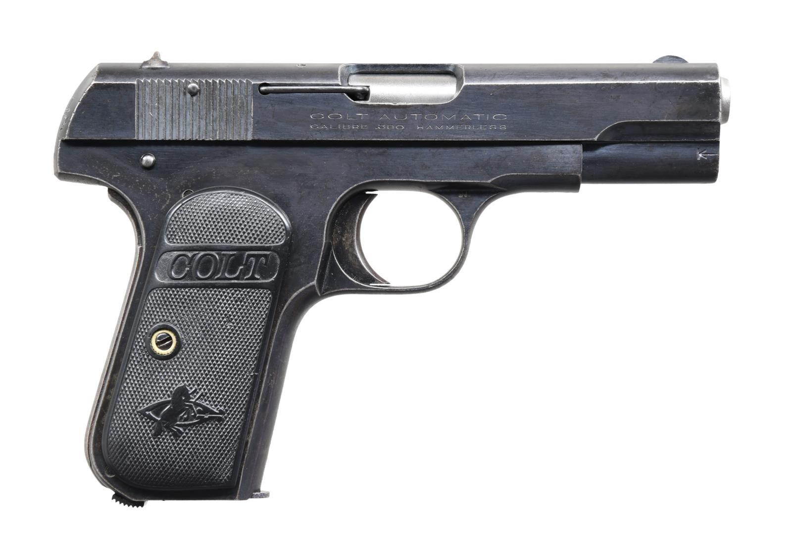 COLT MODEL 1908 HAMMERLESS SEMI-AUTOMATIC PISTOL.