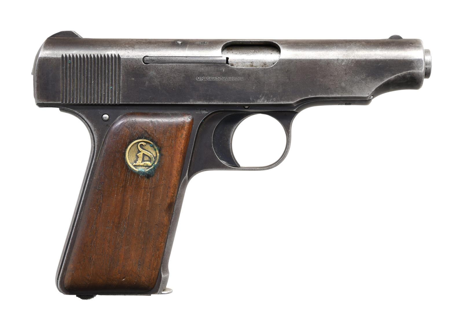 RFV MARKED ORTGIES SEMI AUTO PISTOL.