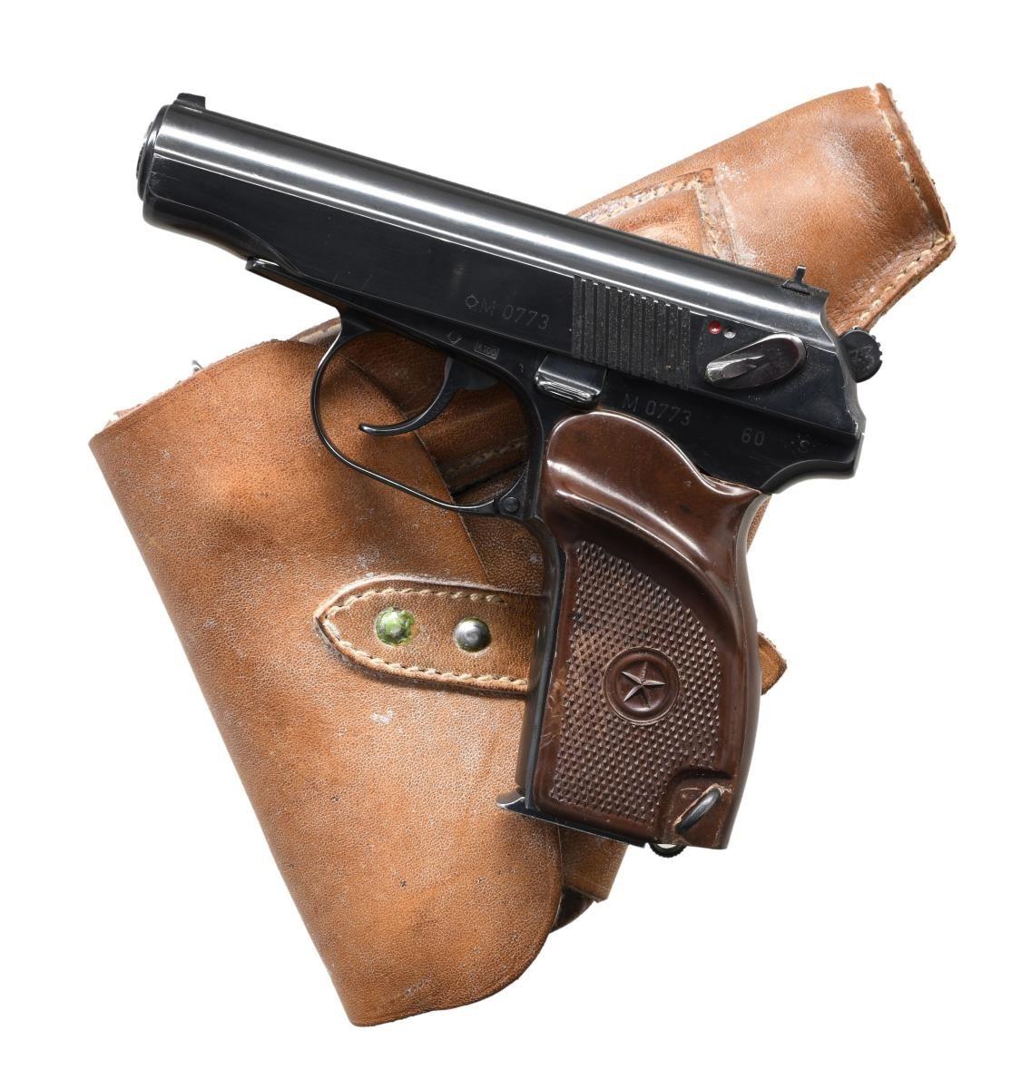 EAST GERMAN MAKAROV SEMI AUTO PISTOL.