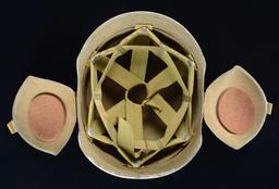 WWII US AAF B-17 AERIAL GUNNER FLAK HELMET.