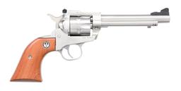 RUGER STAINLESS NEW MODEL SINGLE-SIX REVOLVER.