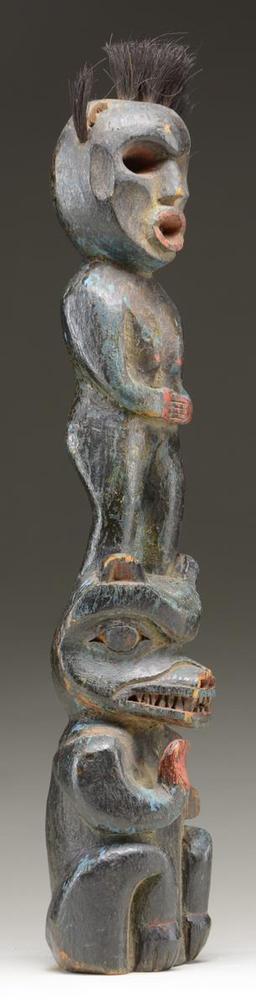 SMALL CARVED TOTEM.