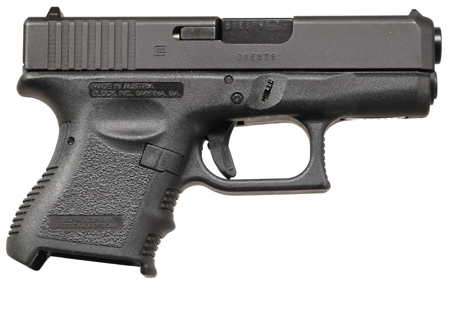 GLOCK 26 SEMI AUTO PISTOL.