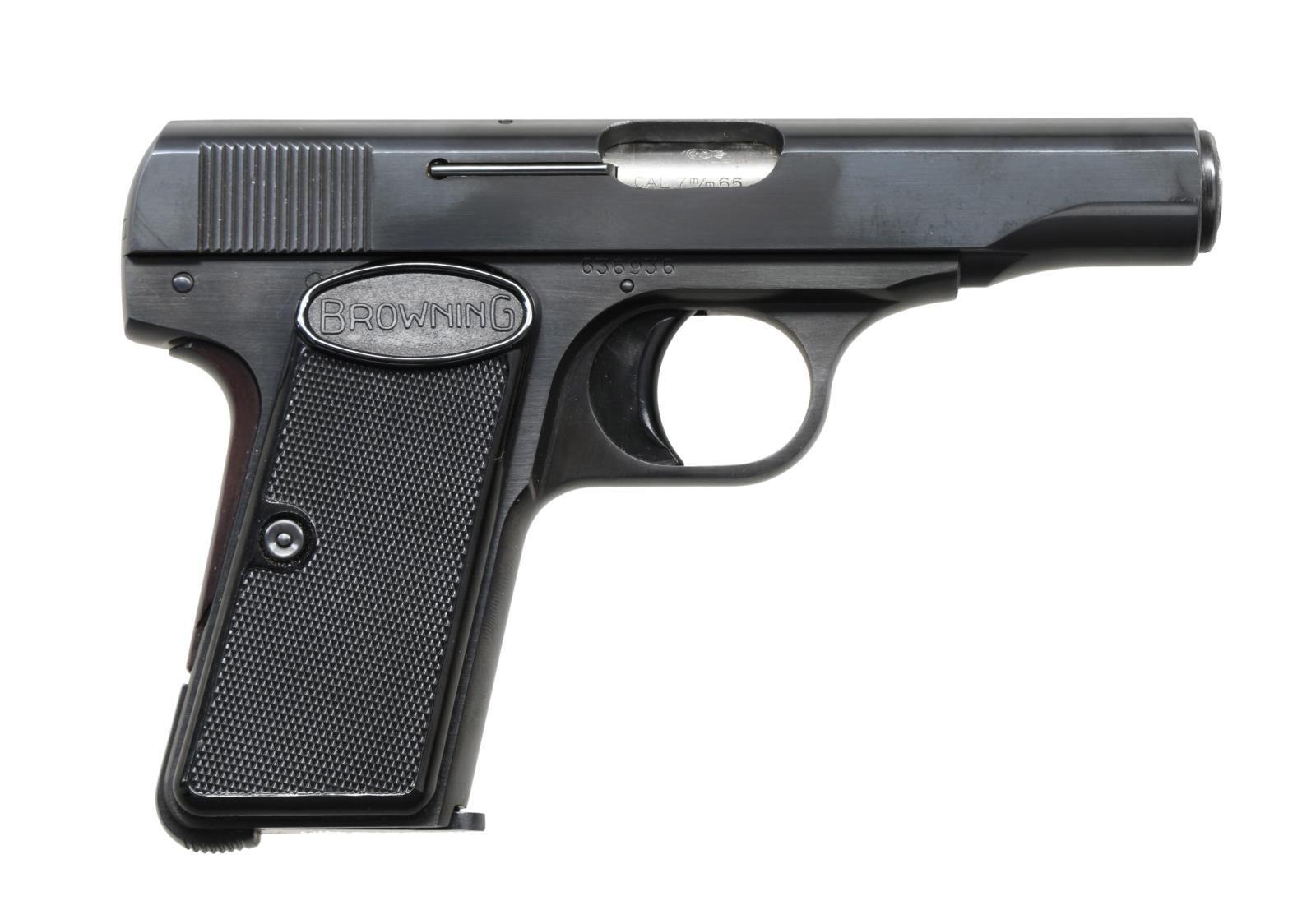 BROWNING MODEL 1910 SEMI AUTO PISTOL.