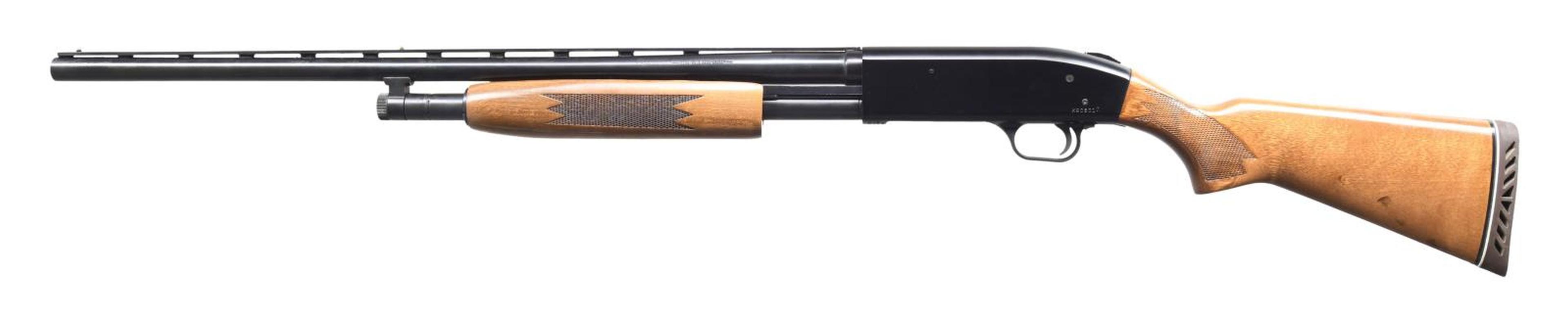 MOSSBERG MODEL 500C PUMP ACTION SHOTGUN.