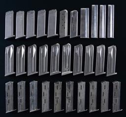 31 HECKLER & KOCH MAGAZINES - 27 FOR PISTOLS PLUS