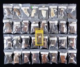 35 PAIR SMITH & WESSON GRIPS - FACTORY & OTHERS.