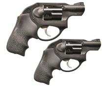 CONSECUTIVELY NUMBERED PAIR OF RUGER LCR DOUBLE