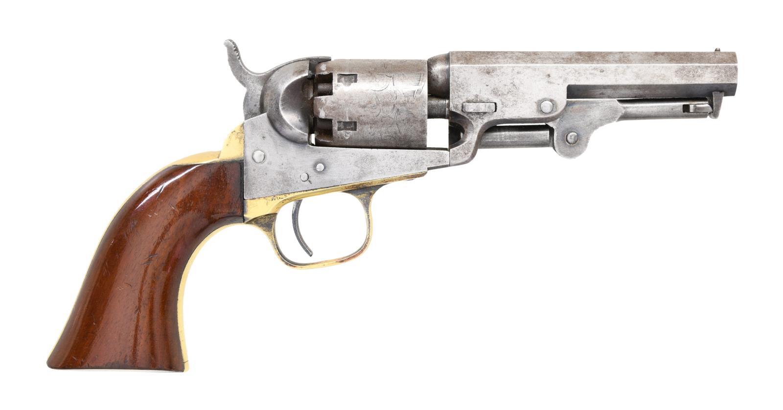 CIVIL WAR COLT 1849 REVOLVER INSCRIBED TO "RICHARD