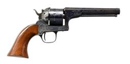 ENGRAVED D. MOORE'S PATENT SINGLE ACTION REVOLVER.
