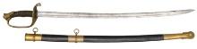 US M1850 FOOT OFFICER’S SWORD.