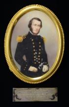 MINIATURE PAINTING, CIRCA 1850, CAPT. JOHN