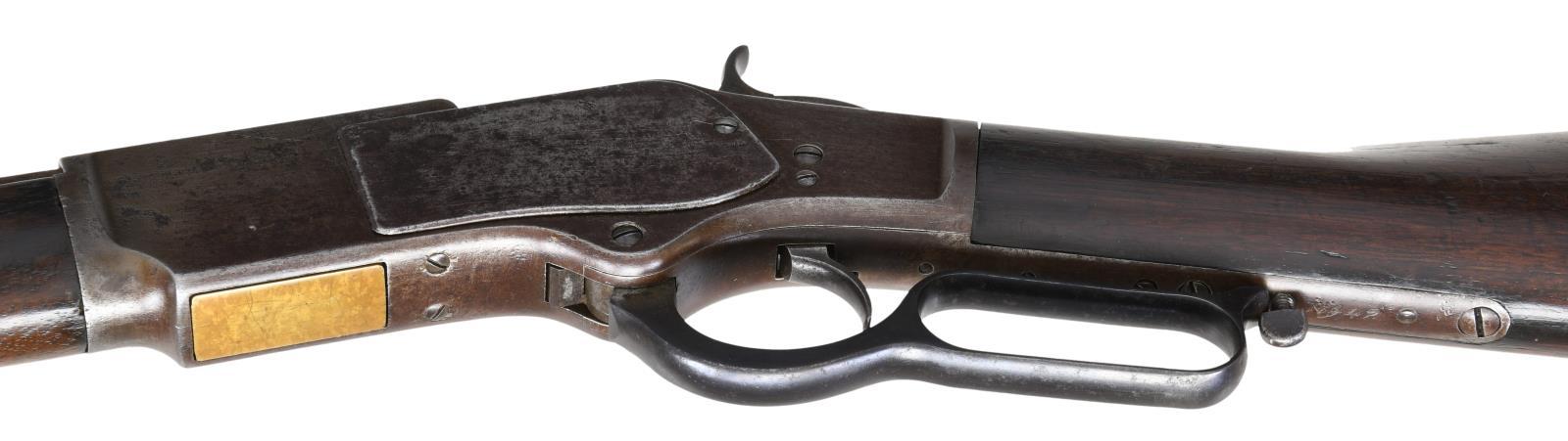 WINCHESTER 1873 1ST MODEL LEVER ACTION RIFLE.