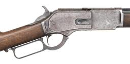 WINCHESTER 1876 HEAVY BARREL LEVER ACTION RIFLE.