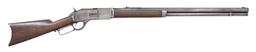 WINCHESTER 1876 HEAVY BARREL LEVER ACTION RIFLE.