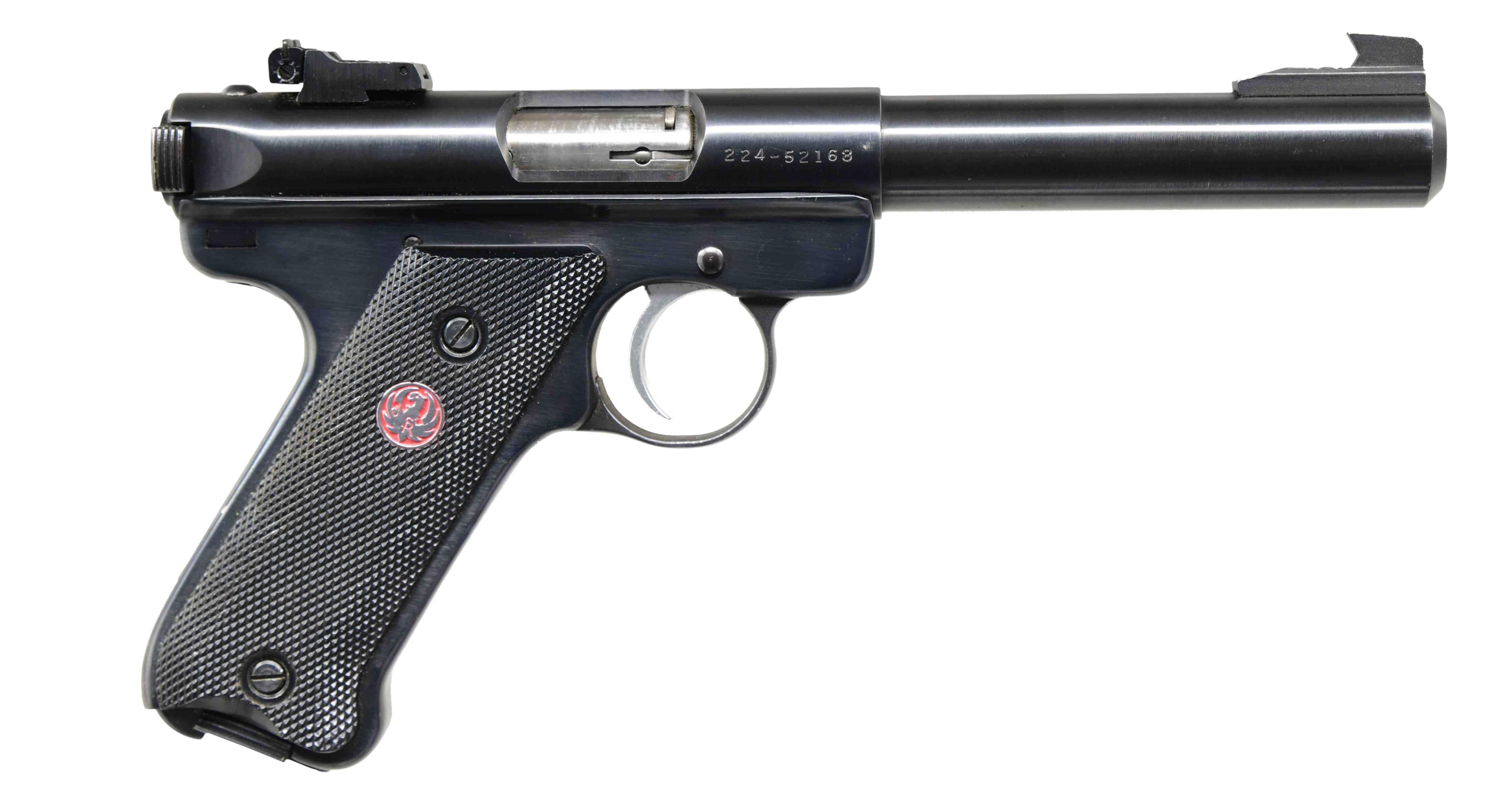 RUGER MKII TARGET SEMI-AUTO PISTOL.