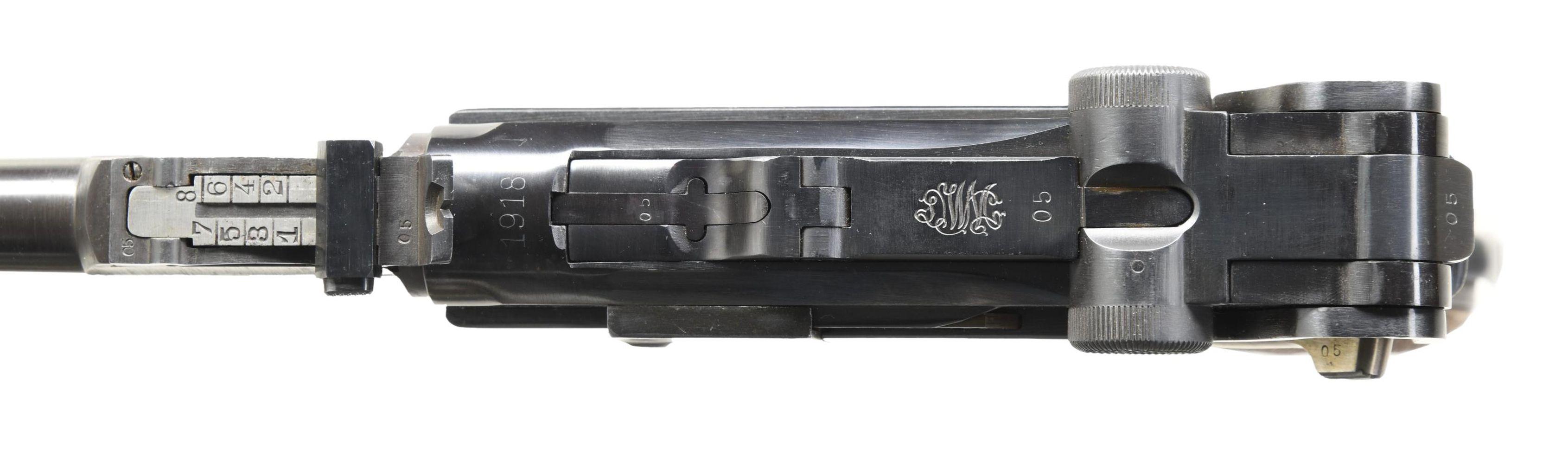 DWM "1918" DATED LP.08 SEMI-AUTOMATIC PISTOL WITH