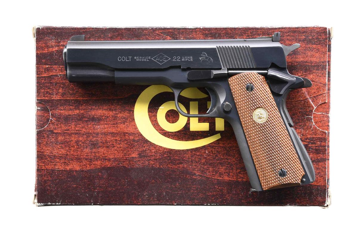 LATE POST-WAR COLT SERVICE MODEL ACE SEMI AUTO
