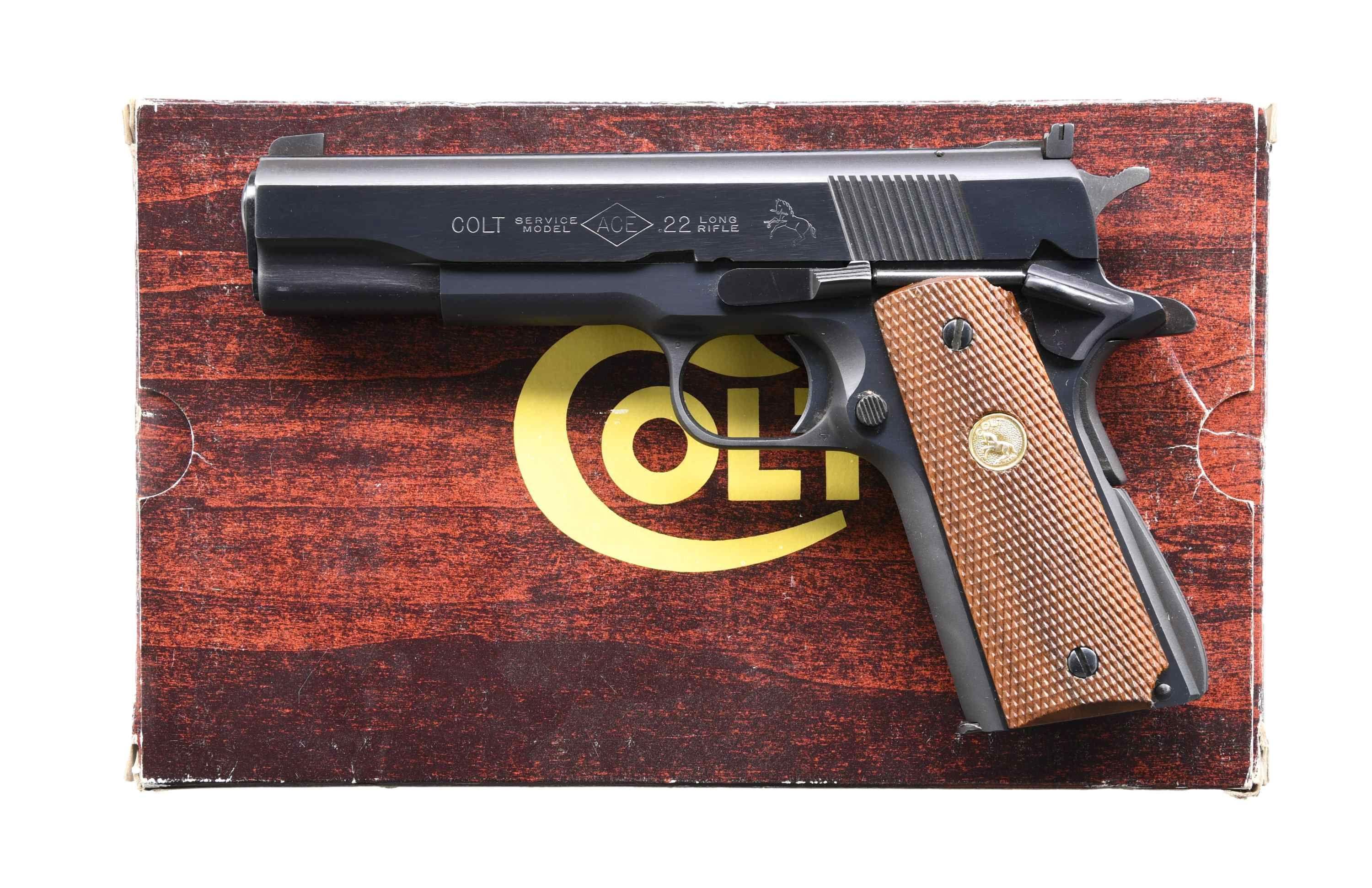 LATE POST-WAR COLT SERVICE MODEL ACE SEMI AUTO