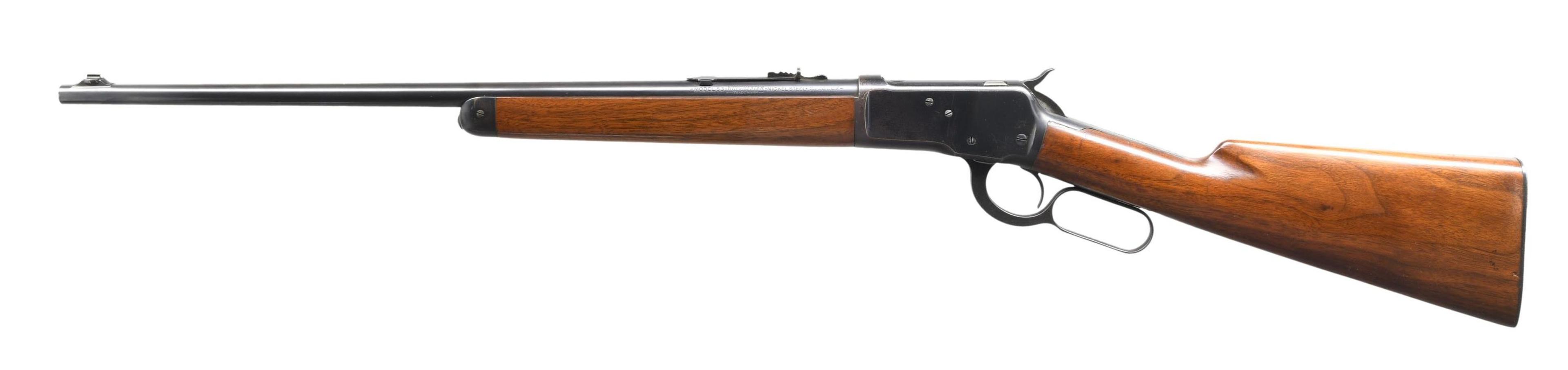 WINCHESTER MODEL 53 LEVER ACTION RIFLE.