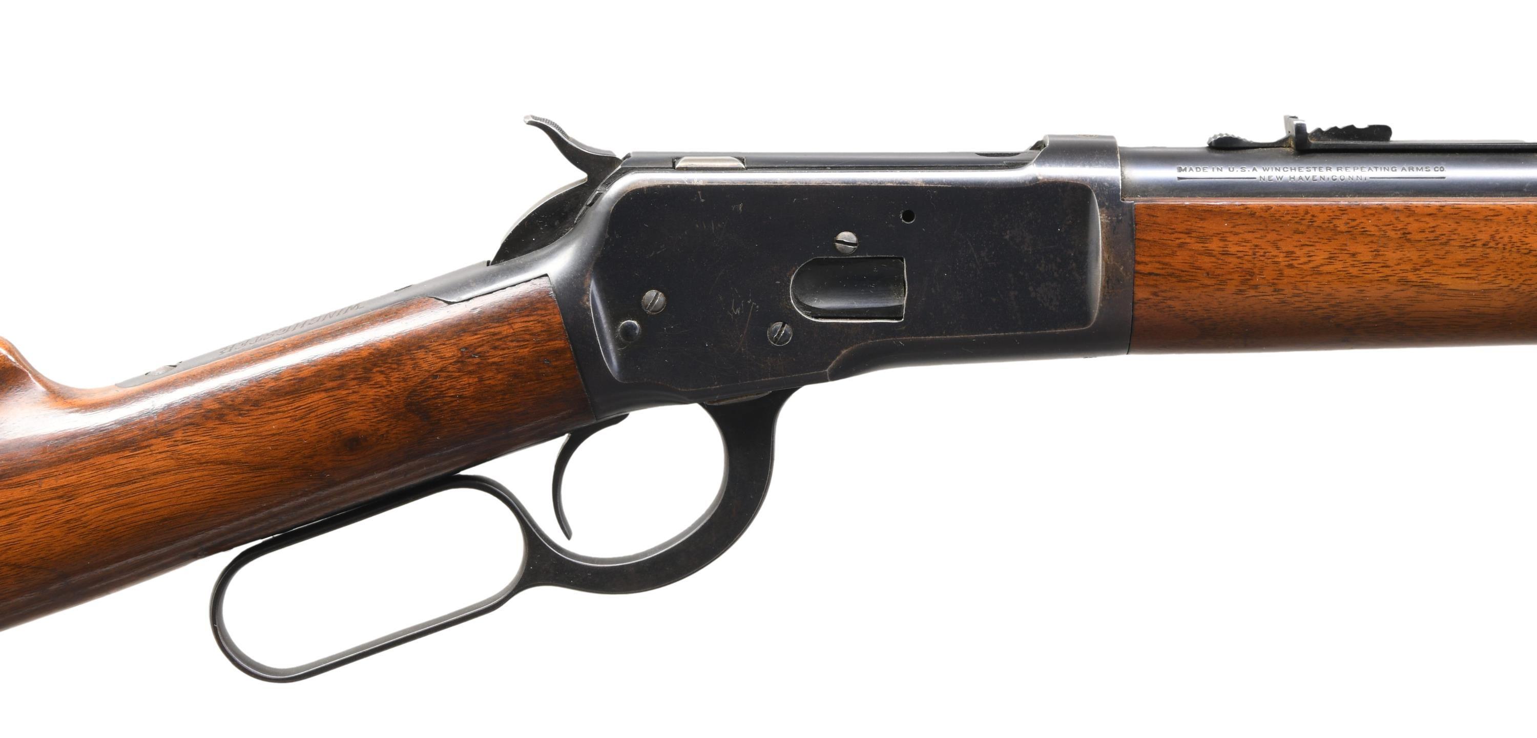 WINCHESTER MODEL 53 LEVER ACTION RIFLE.