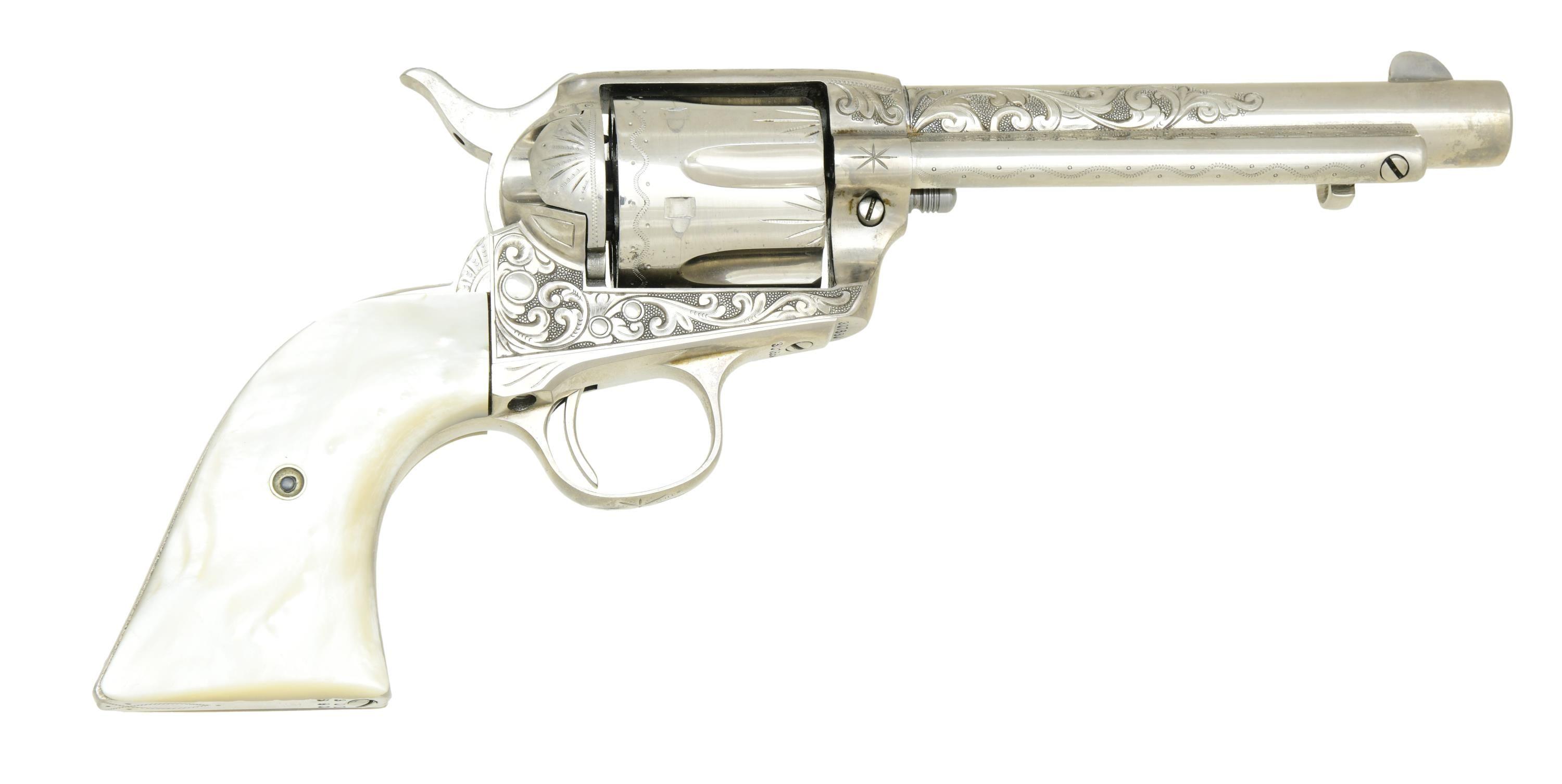 COLT FACTORY ENGRAVED 1ST GEN SAA REVOLVER