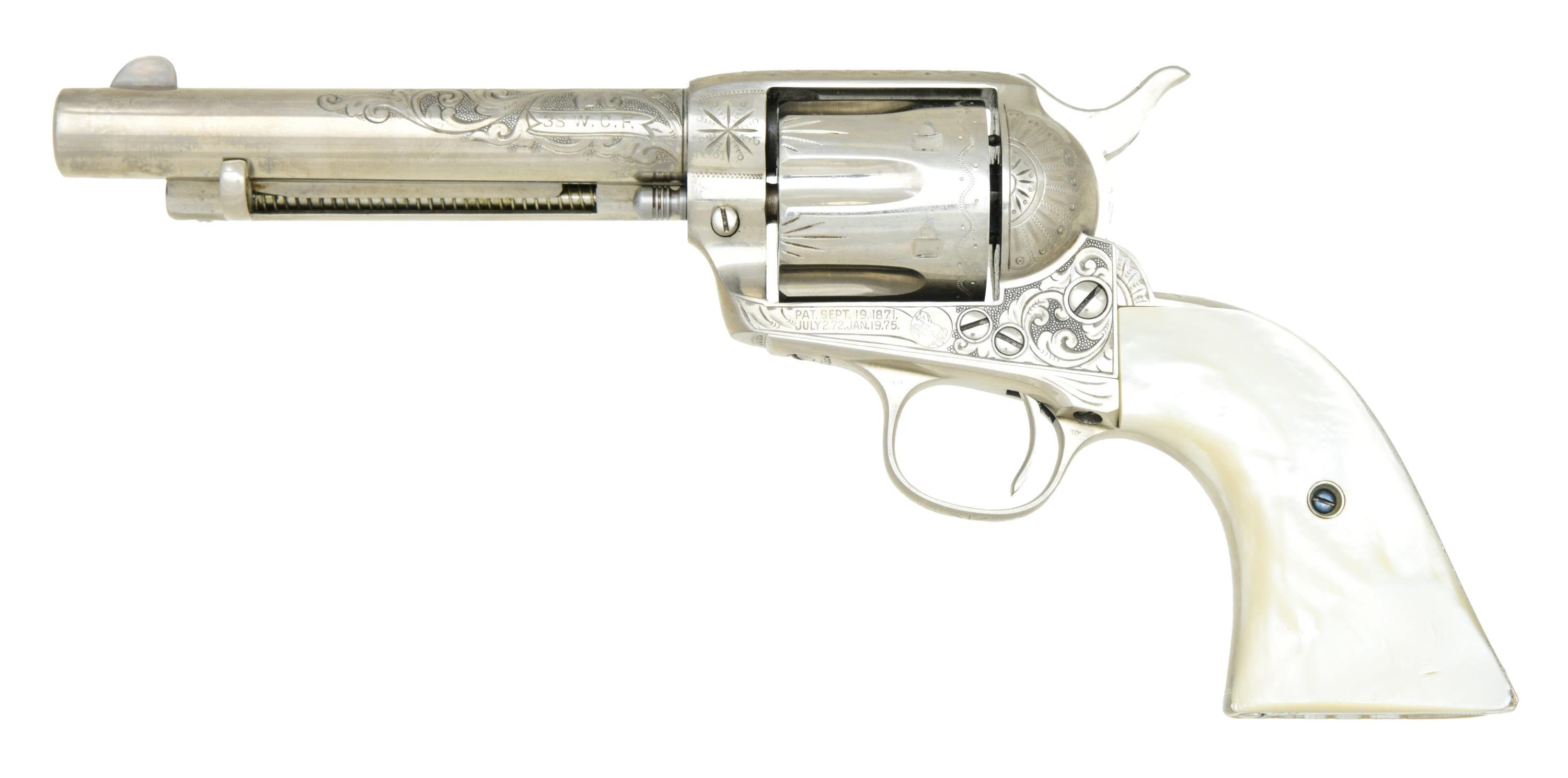 COLT FACTORY ENGRAVED 1ST GEN SAA REVOLVER