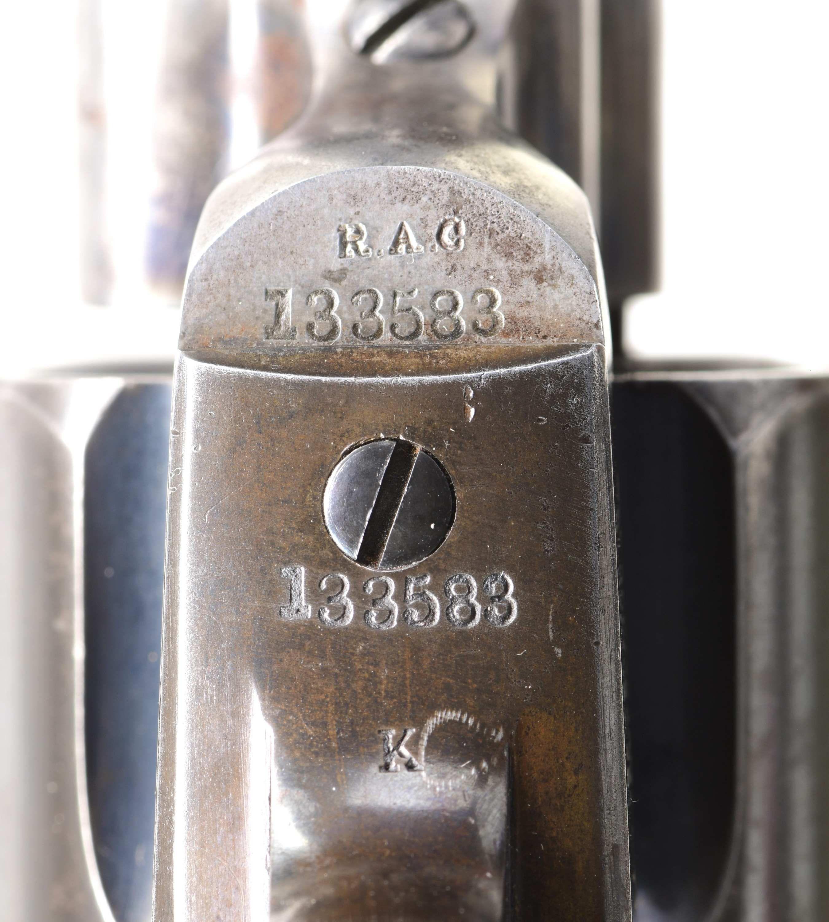 VERY NICE RINALDO A. CARR (R.A.C.) INSPECTED COLT