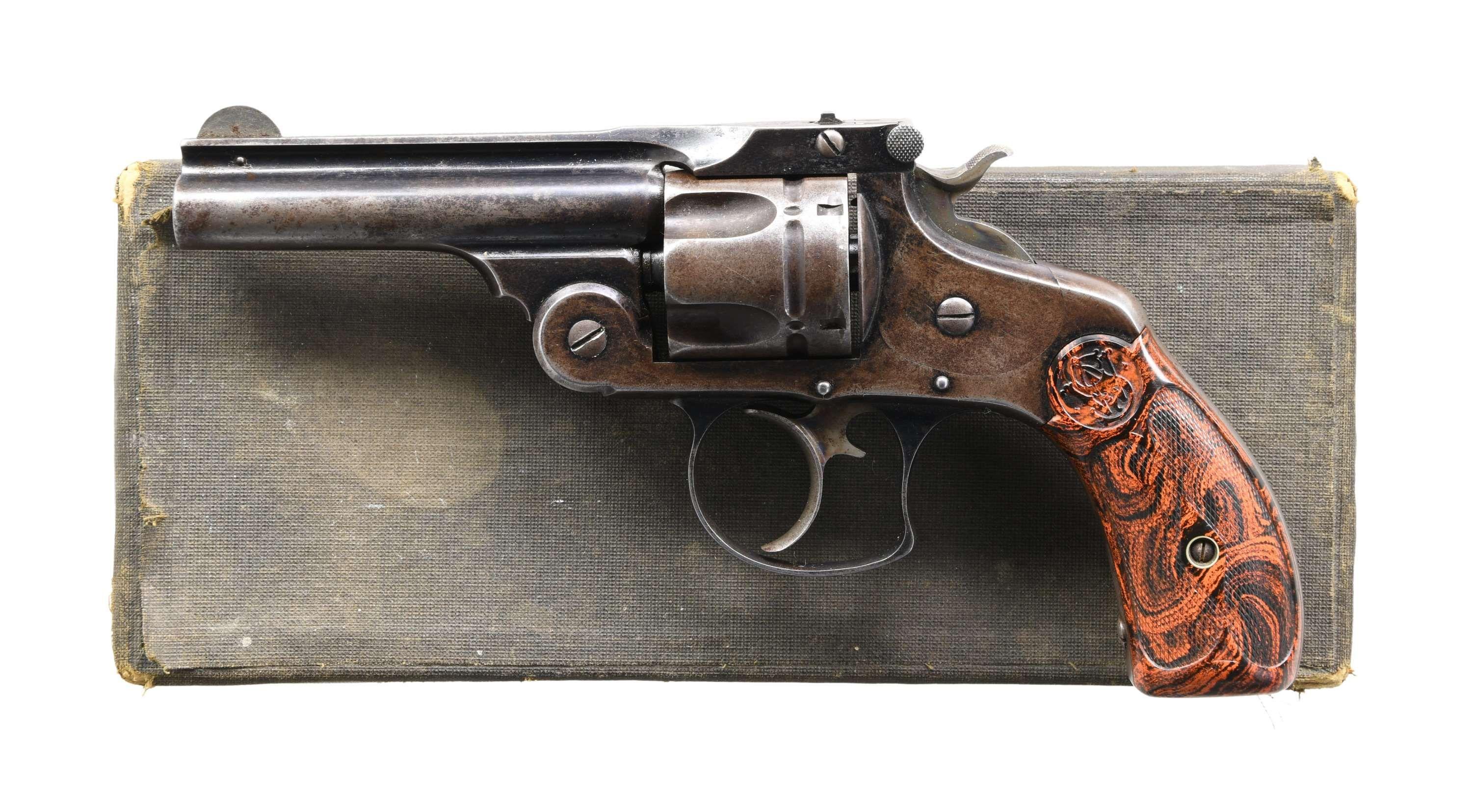 SMITH & WESSON SECOND MODEL 38 DA REVOLVER.