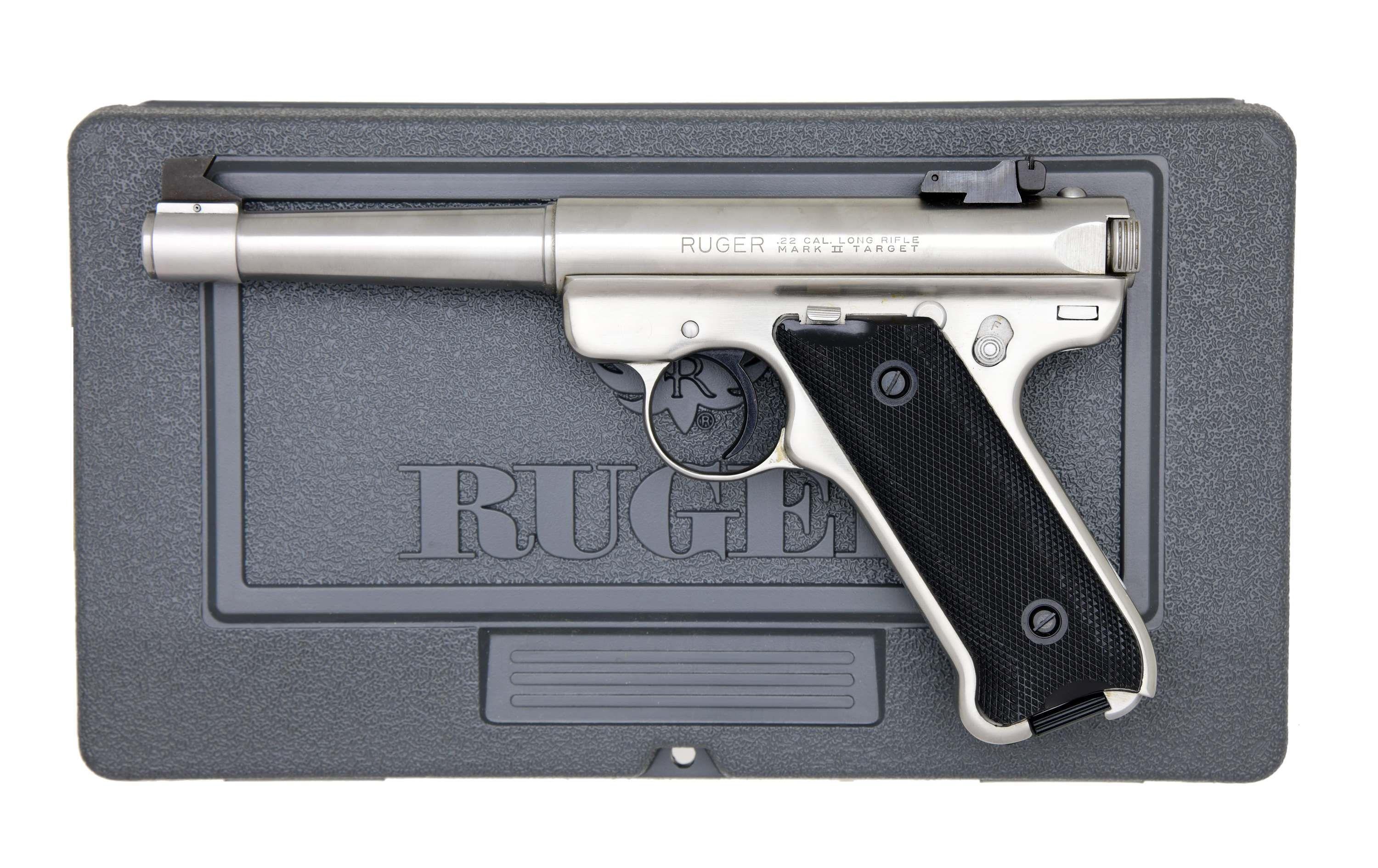 RUGER MK TARGET SEMI-AUTOMATIC PISTOL WITH