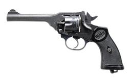 WWII BRITISH WEBLEY MARK IV DA REVOLVER.