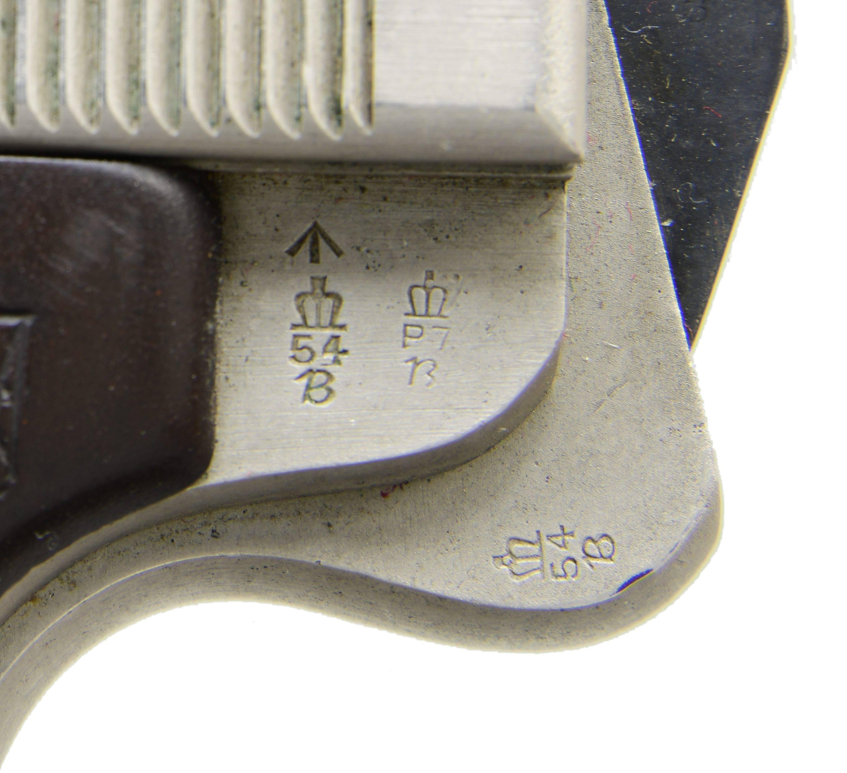 WEBLEY & SCOTT MARK I NAVY SEMI-AUTOMATIC PISTOL.