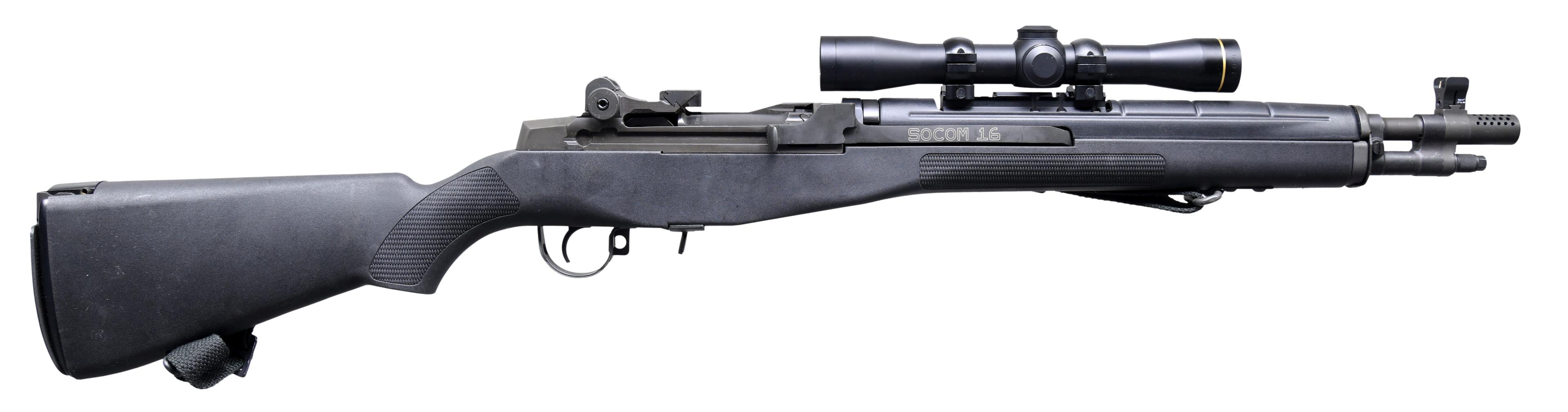 SPRINGFIELD ARMORY M1A SOCOM SEMI-AUTO RIFLE.
