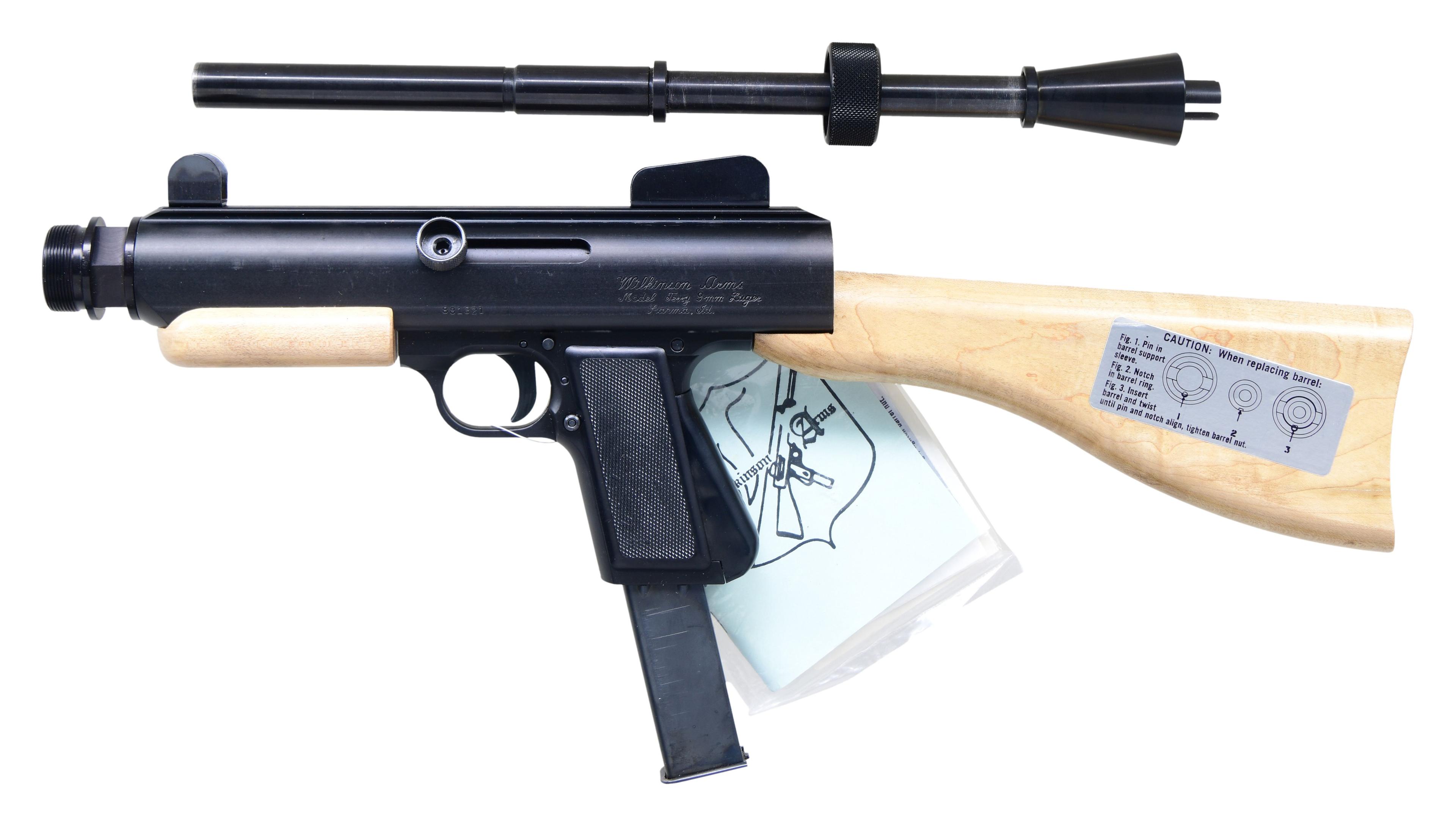 AS NEW IN BOX WILKINSON ARMS TERRY CARBINE.