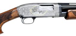 DAZZLING CUSTOM WINCHESTER MODEL 12 SHOTGUN WITH