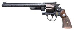 S&W 357 REGISTERED MAGNUM REVOLVER ENGRAVED BY