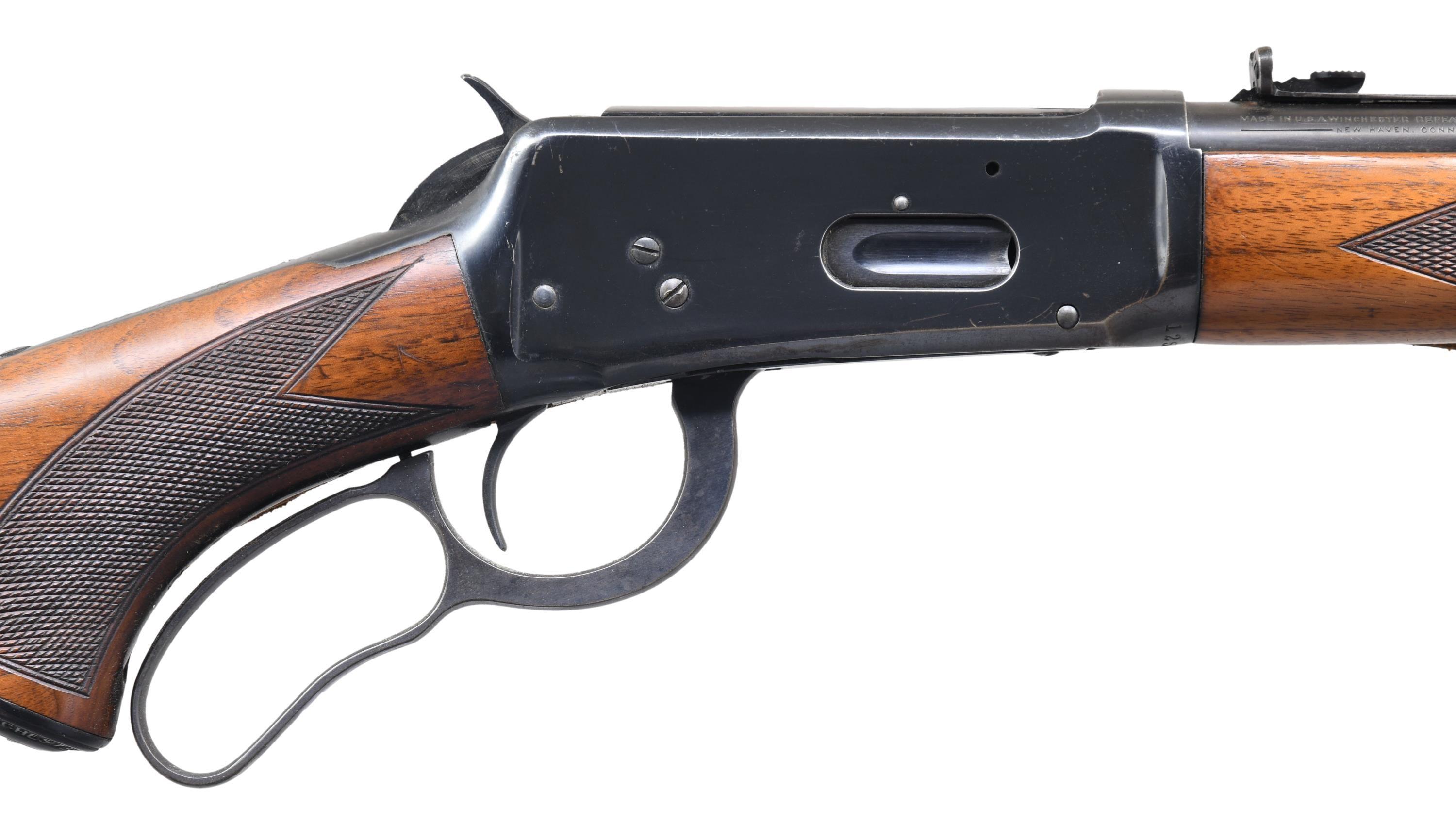 WINCHESTER MODEL 64 DELUXE LEVER ACTION CARBINE.
