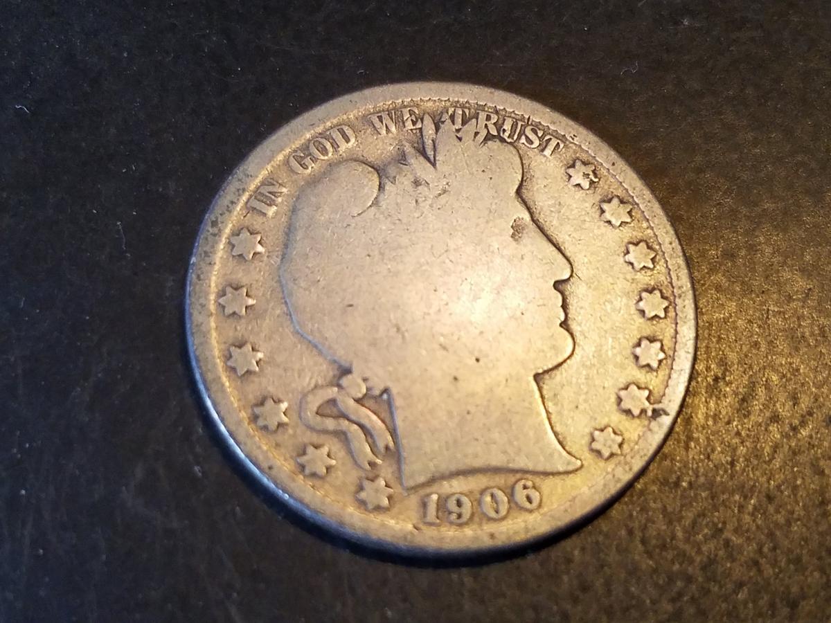 1906 O Barber Half