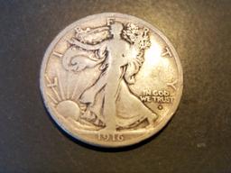 1916-D Walking Liberty Half