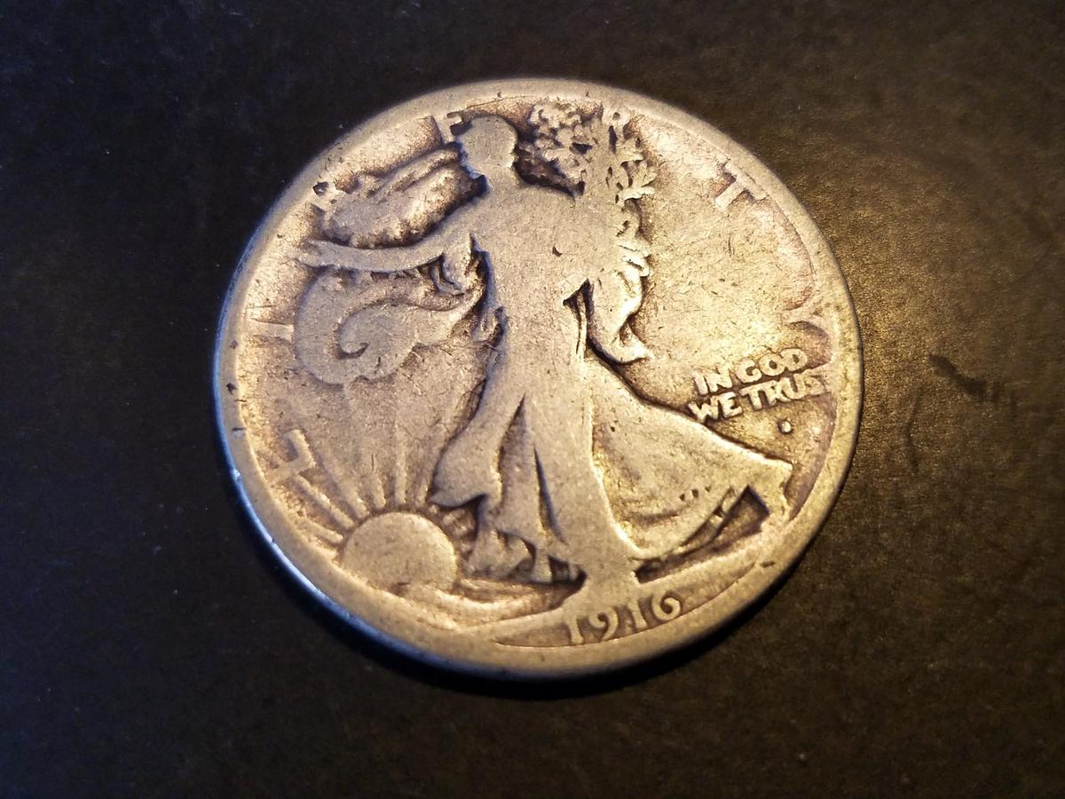 1916-S Walking Liberty Half