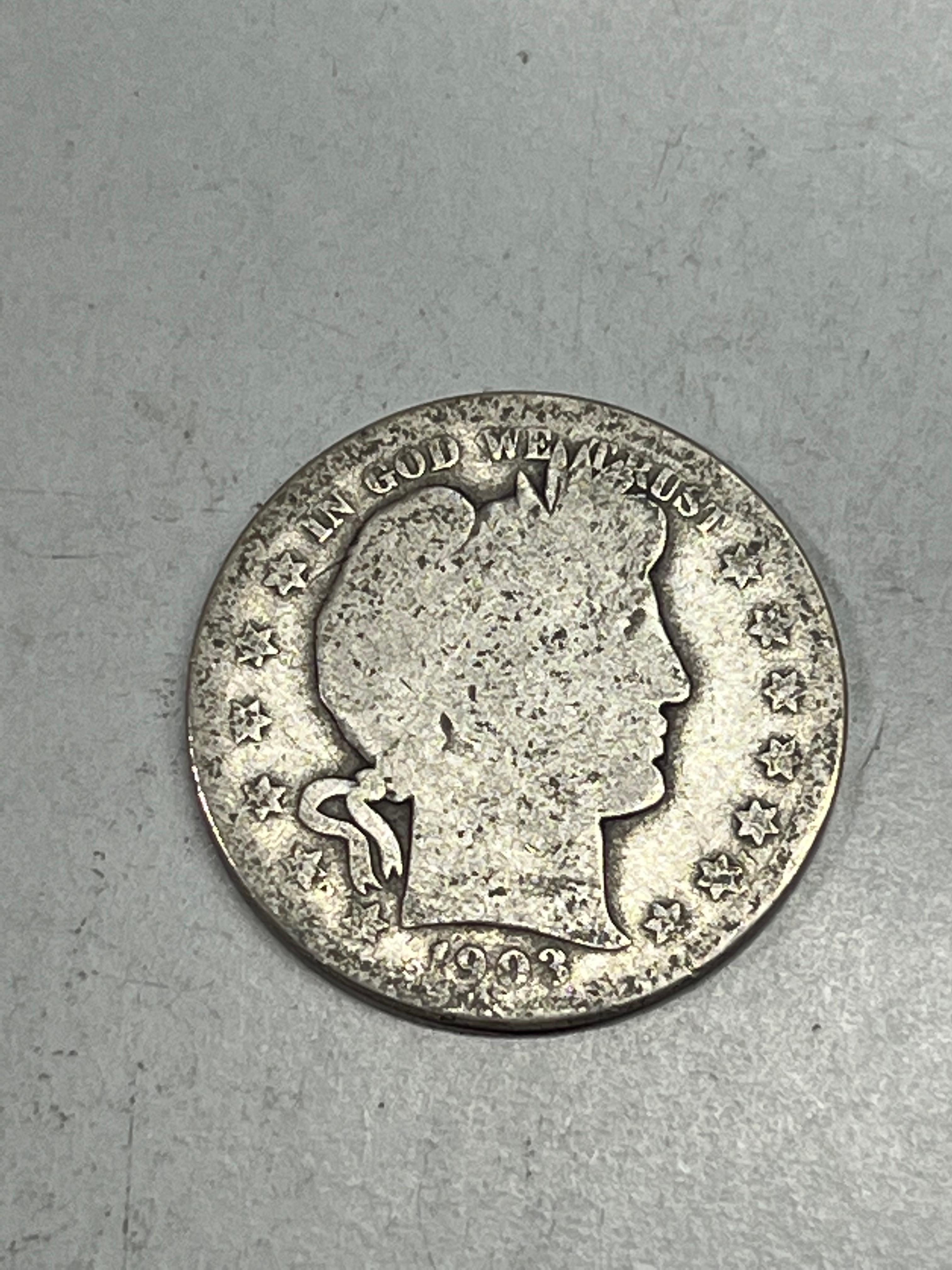 1903 O Barber Half Dollar